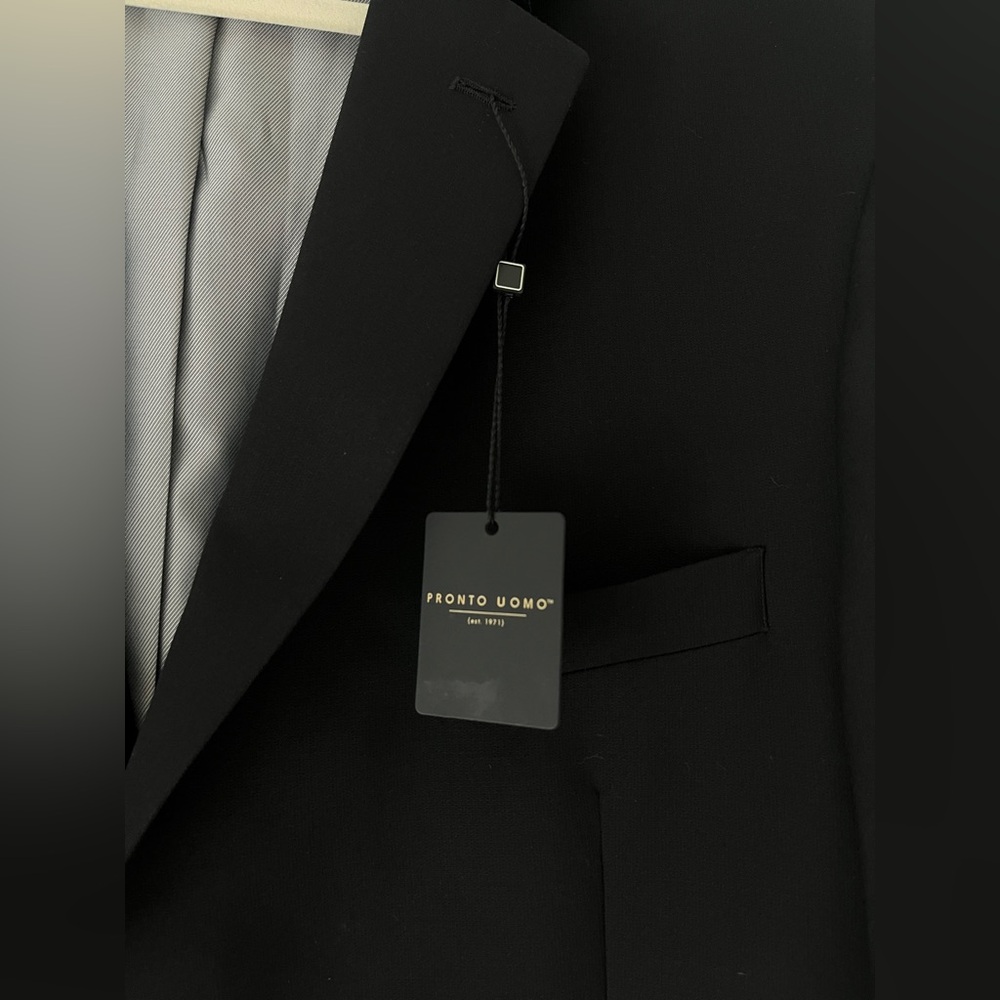 Pronto Uomo Classic Black Blazer - Picture 6 of 14